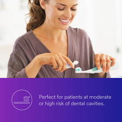 3M Clinpro detalle de textura de la crema dental, beneficio fórmula no abrasiva