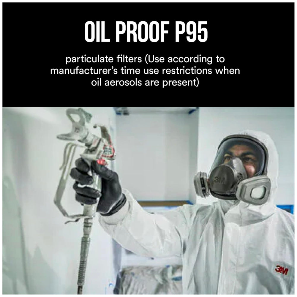 3M filtro P95 envase cerrado blanco mostrando protección y almacenamiento seguro