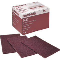 3M Scotch‑Brite 07447 empaque frontal mostrando 20 almohadillas para organización eficiente