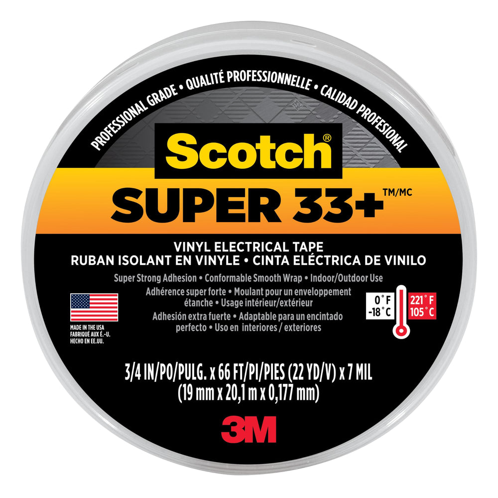3M Scotch Super 33+ textura vinílica flexible para mejor conformado