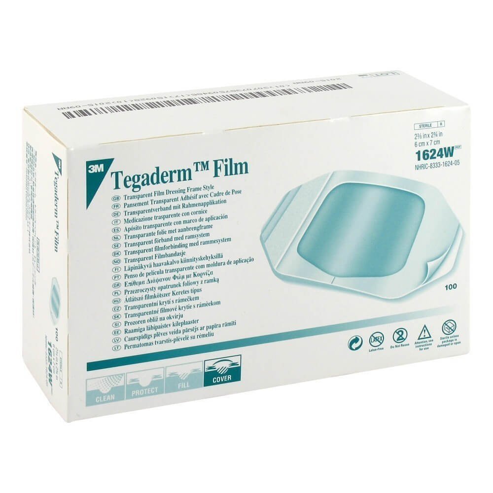 3M Tegaderm primer plano de la película transparente cómoda y respirable