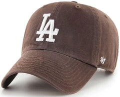 '47 gorra Los Angeles Dodgers vista frontal con logo bordado y estilo cómodo