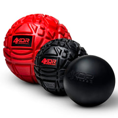4KOR bolas frente con empaque mostrando set completo y portabilidad