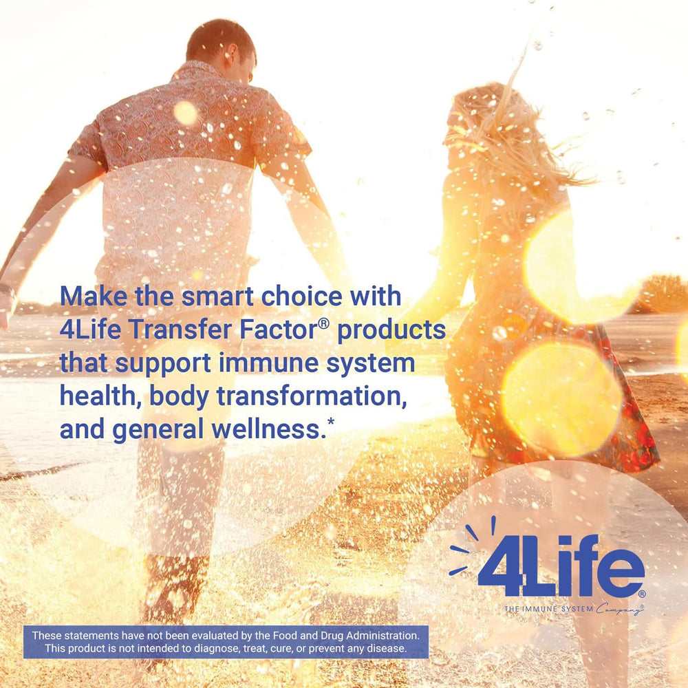 4Life producto en escenario lifestyle junto a una planta para transmitir bienestar diario