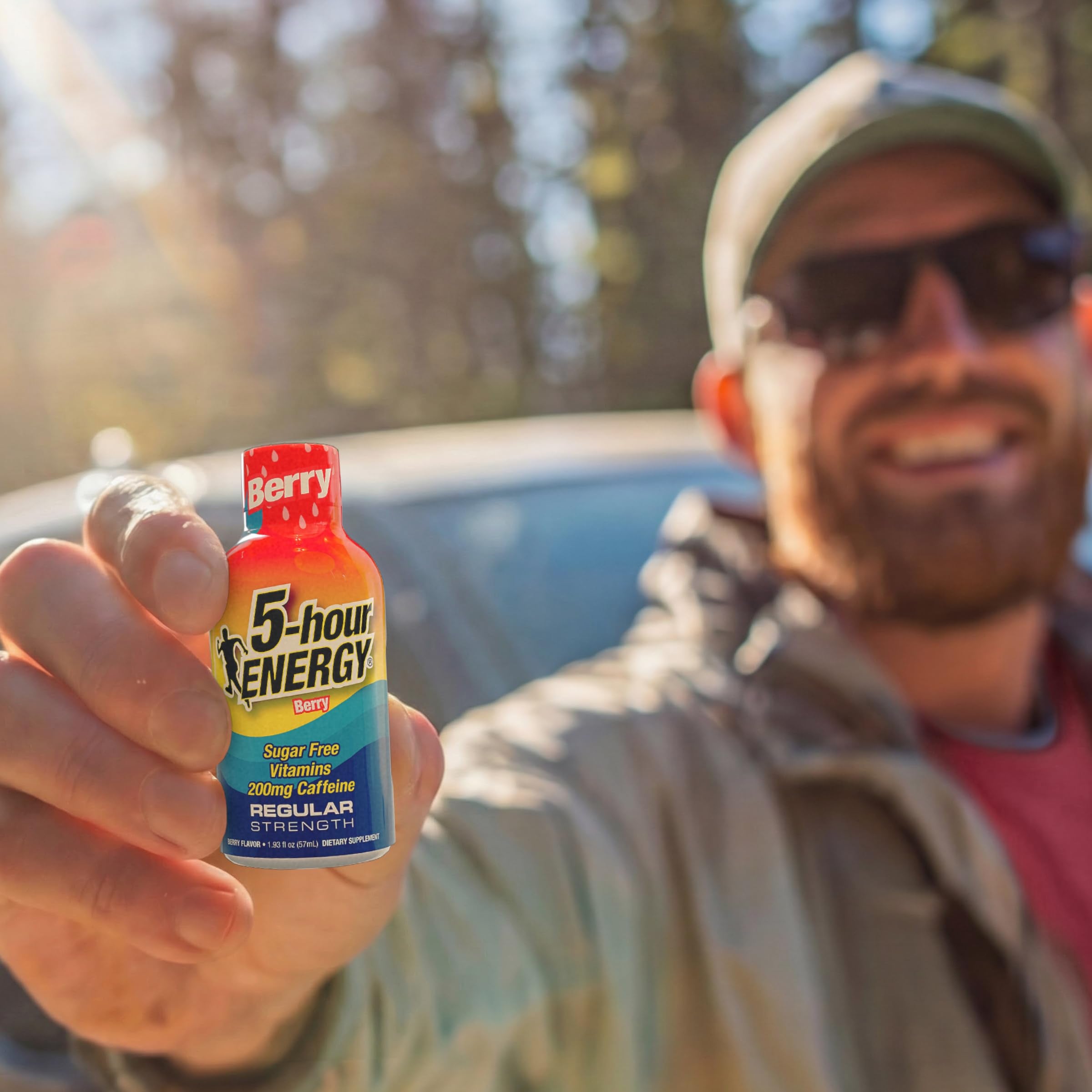 5-hour ENERGY caja abierta con 30 unidades lista para usar y compartir