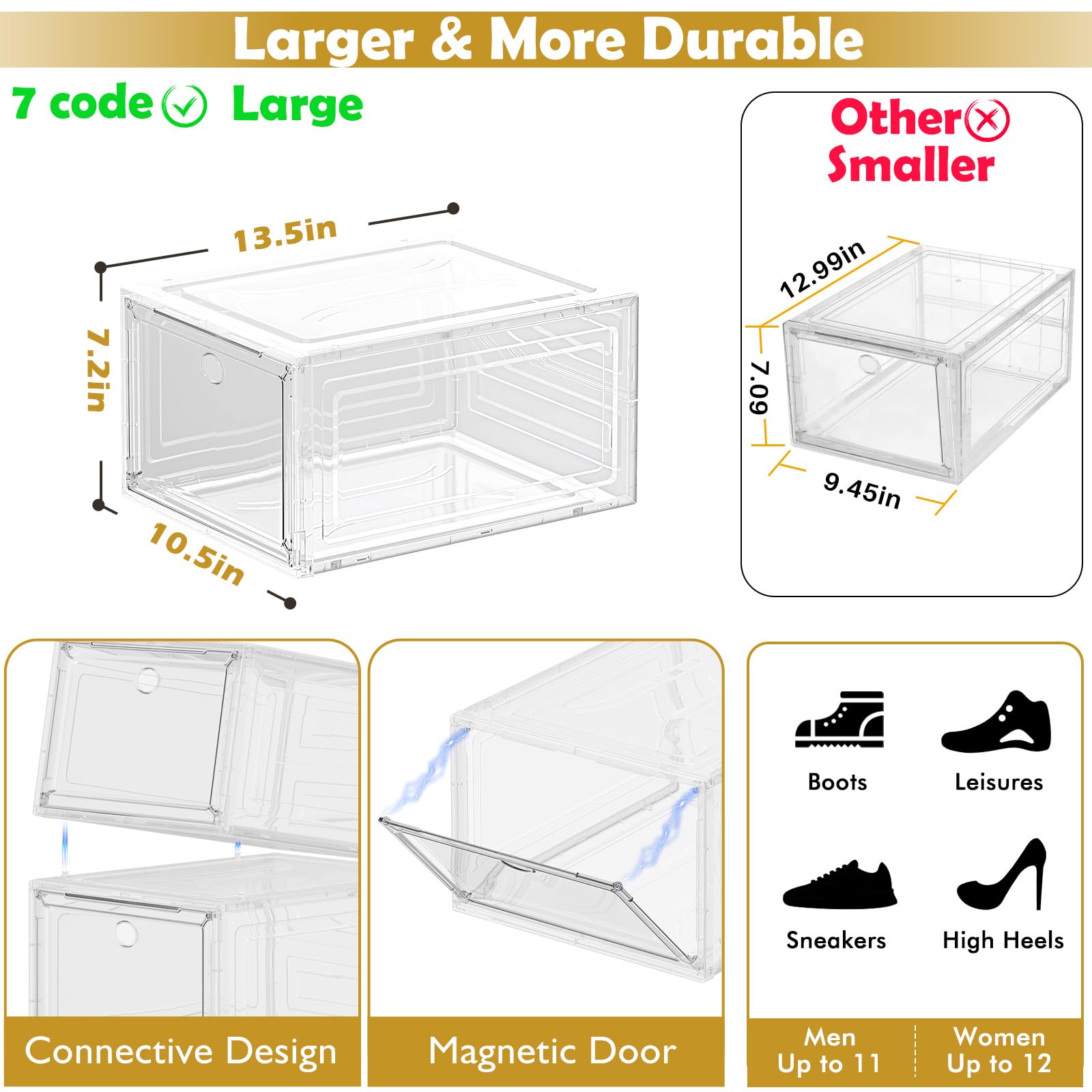 7 code cajas apiladas en estantería maximizando espacio vertical