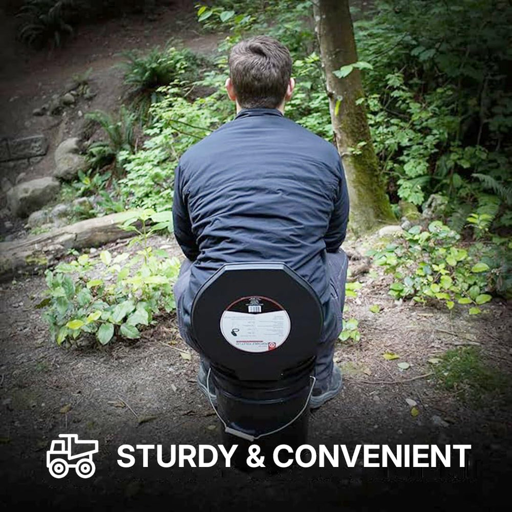 72 HRS detalle del cierre snap-on que asegura el cubo sin derrames