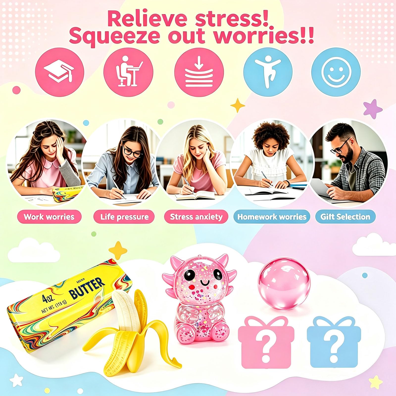75F squishy dentro de mochila listo para juego en viaje