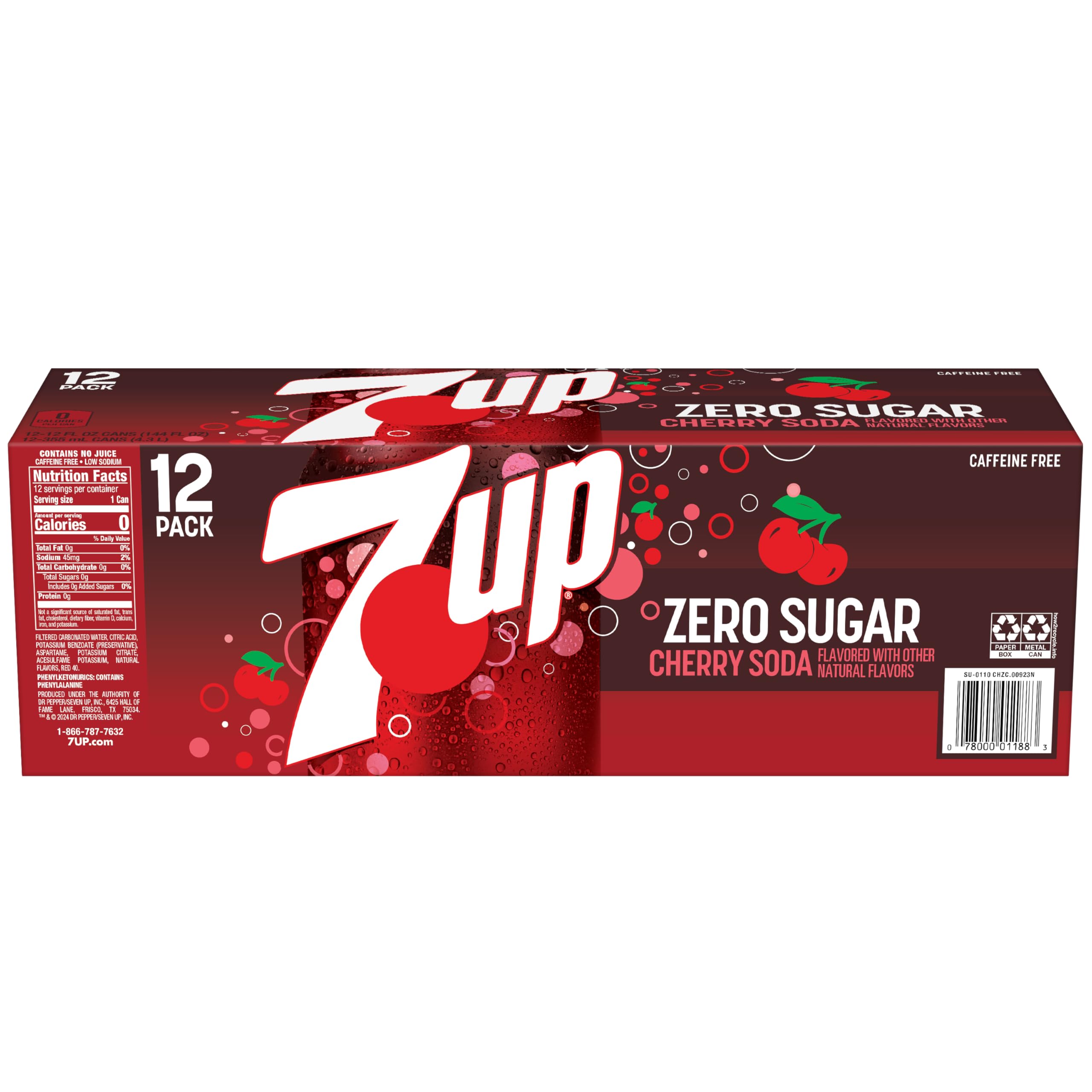 7UP en coctel con hielo y rodaja de limón, añade chispa sin calorías
