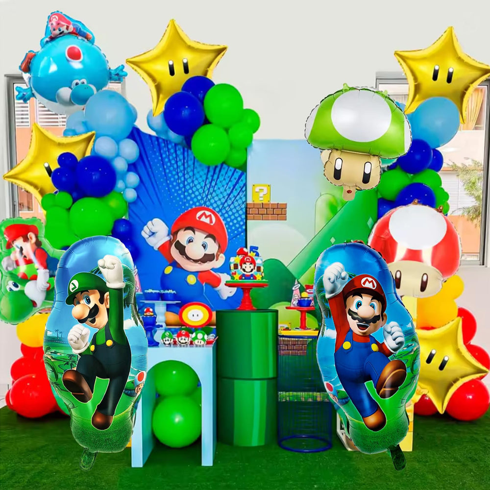 88xiaoyun globo Super Mario junto a manos para comparar tamaño y escala práctica