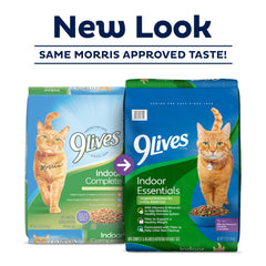 9Lives primer plano de croqueta para ver textura y atractivo masticatorio