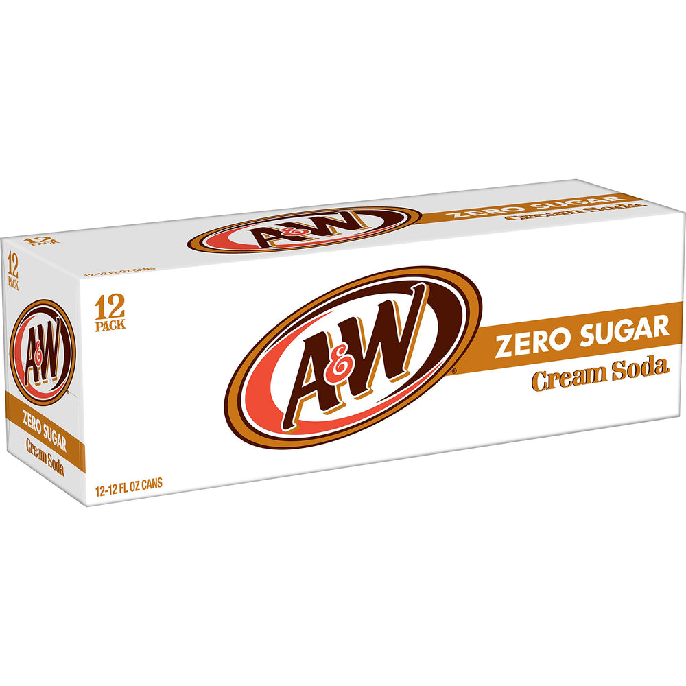 A&W lata abierta con espuma mostrando apariencia burbujeante