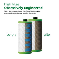 A. O. Smith filtro instalado en sistema AO-US-200 para agua más clara