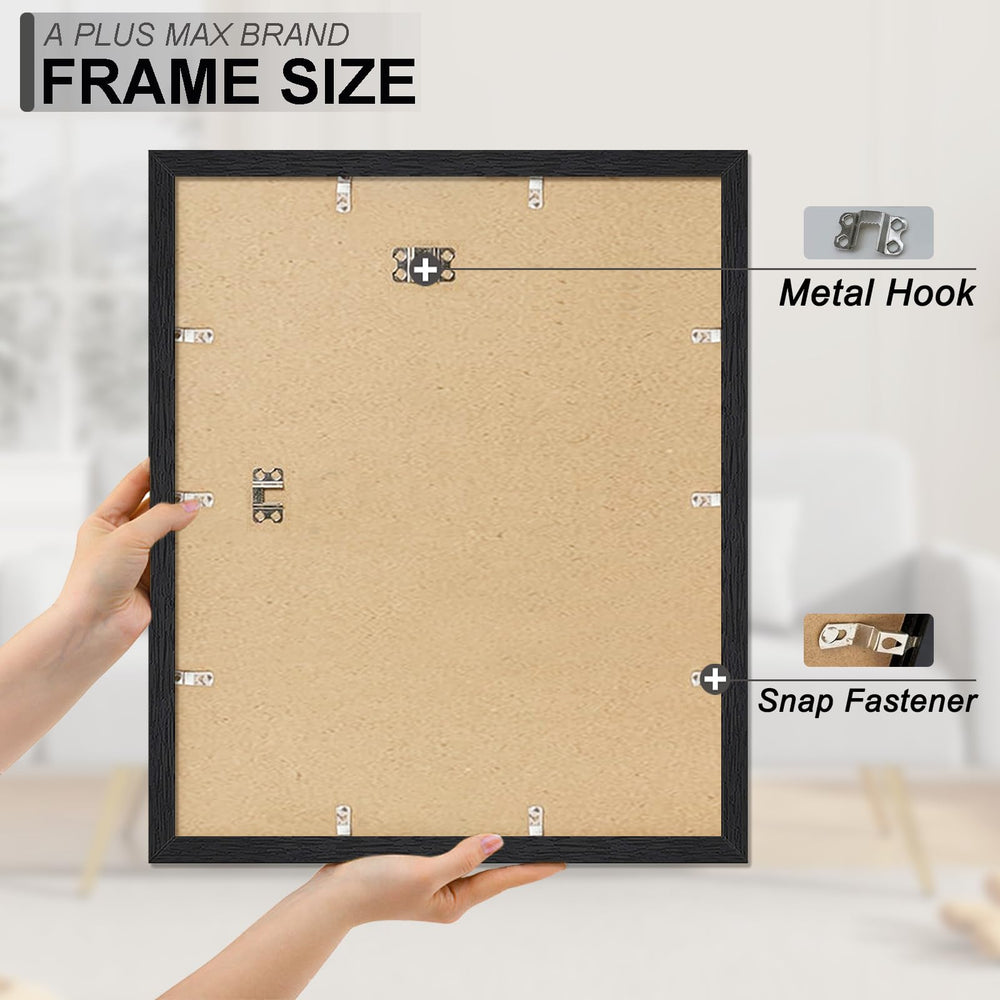 A PLUS MAX comparación de tamaño 16x20 junto a regla para escala