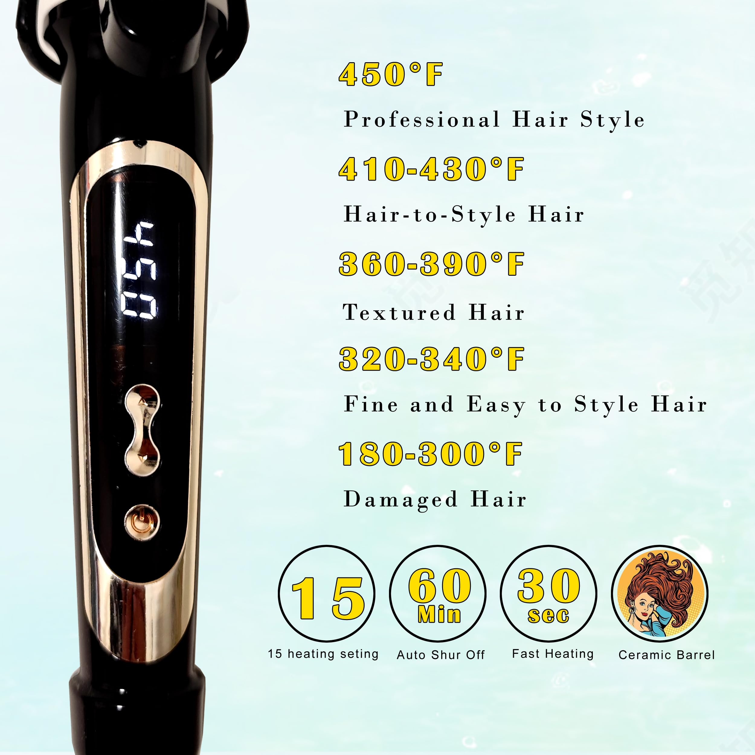 abp herramienta en uso creando rizos definidos y ondas duraderas