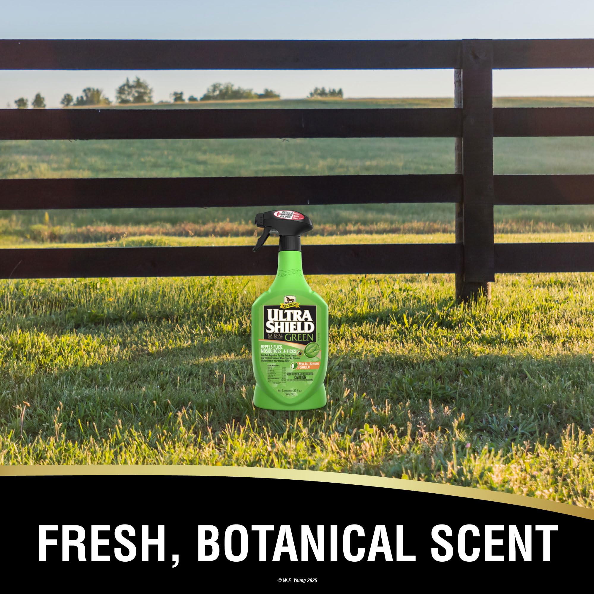 Absorbine etiqueta con lista de aceites esenciales botanicos beneficios