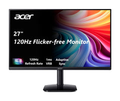 Acer KB272 vista frontal con pantalla grande y colores precisos