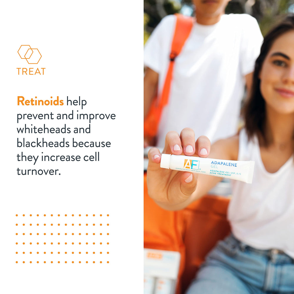 AcneFree applying gel at night on jawline, brand helps unclog pores effectively