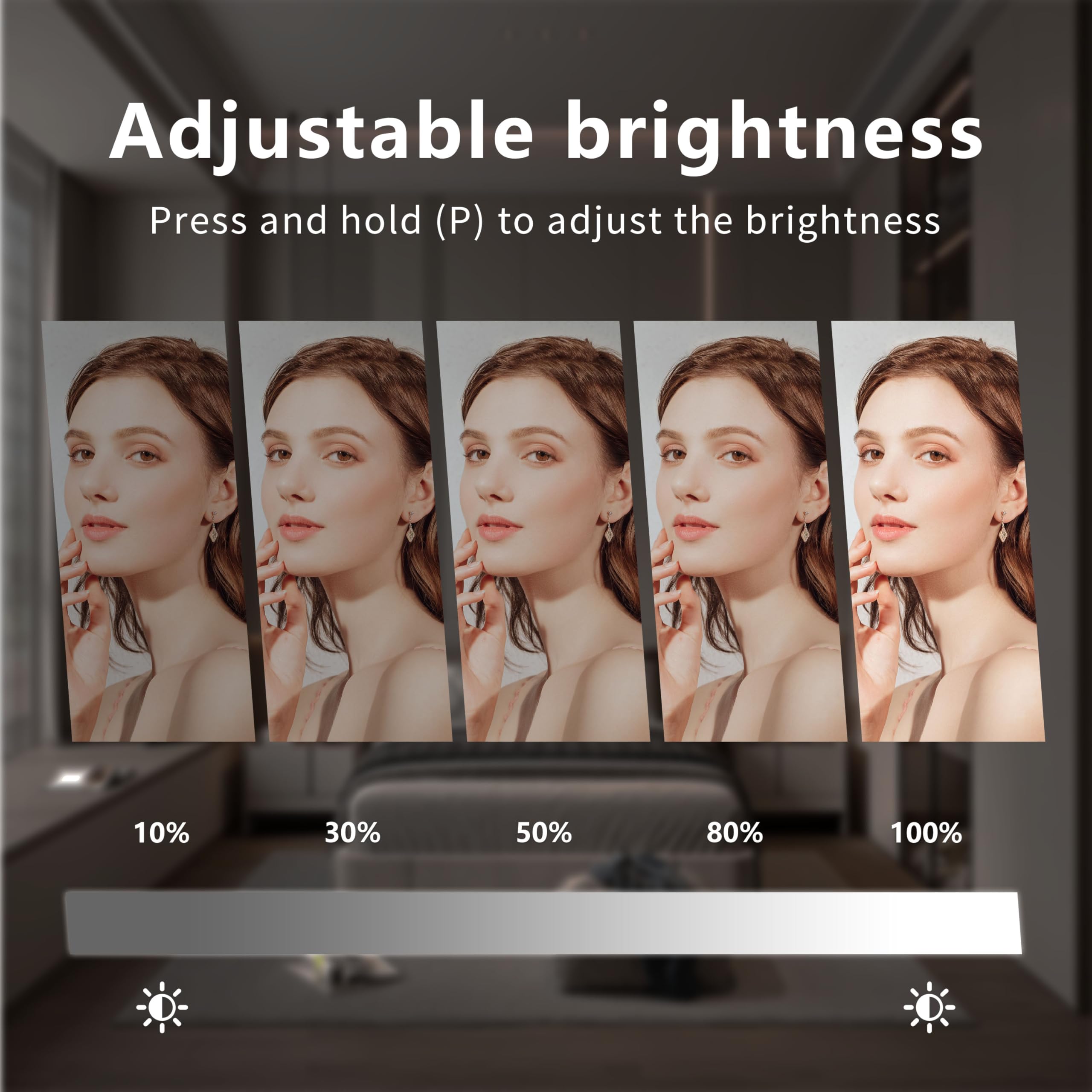 Acoolda tres modos de color cálido natural frío para adaptar ambiente