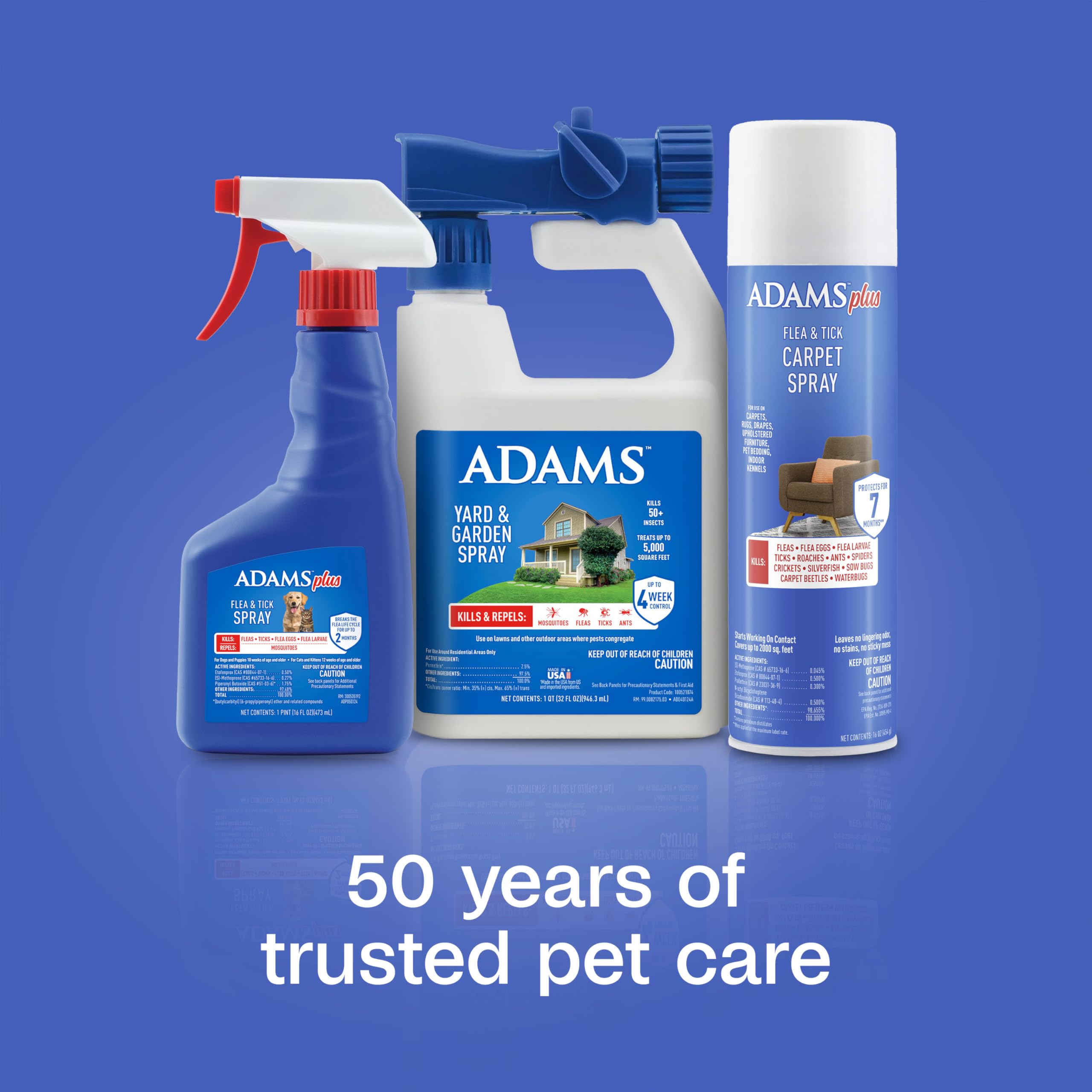 ADAMS etiqueta con instrucciones y precauciones claras