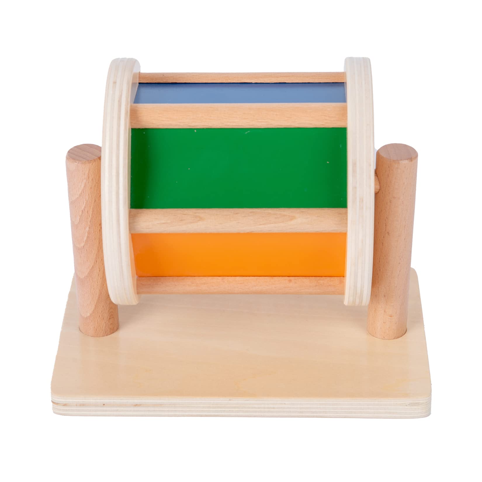 Adena Montessori vista del mecanismo de rueda que produce giro estable y sonido suave