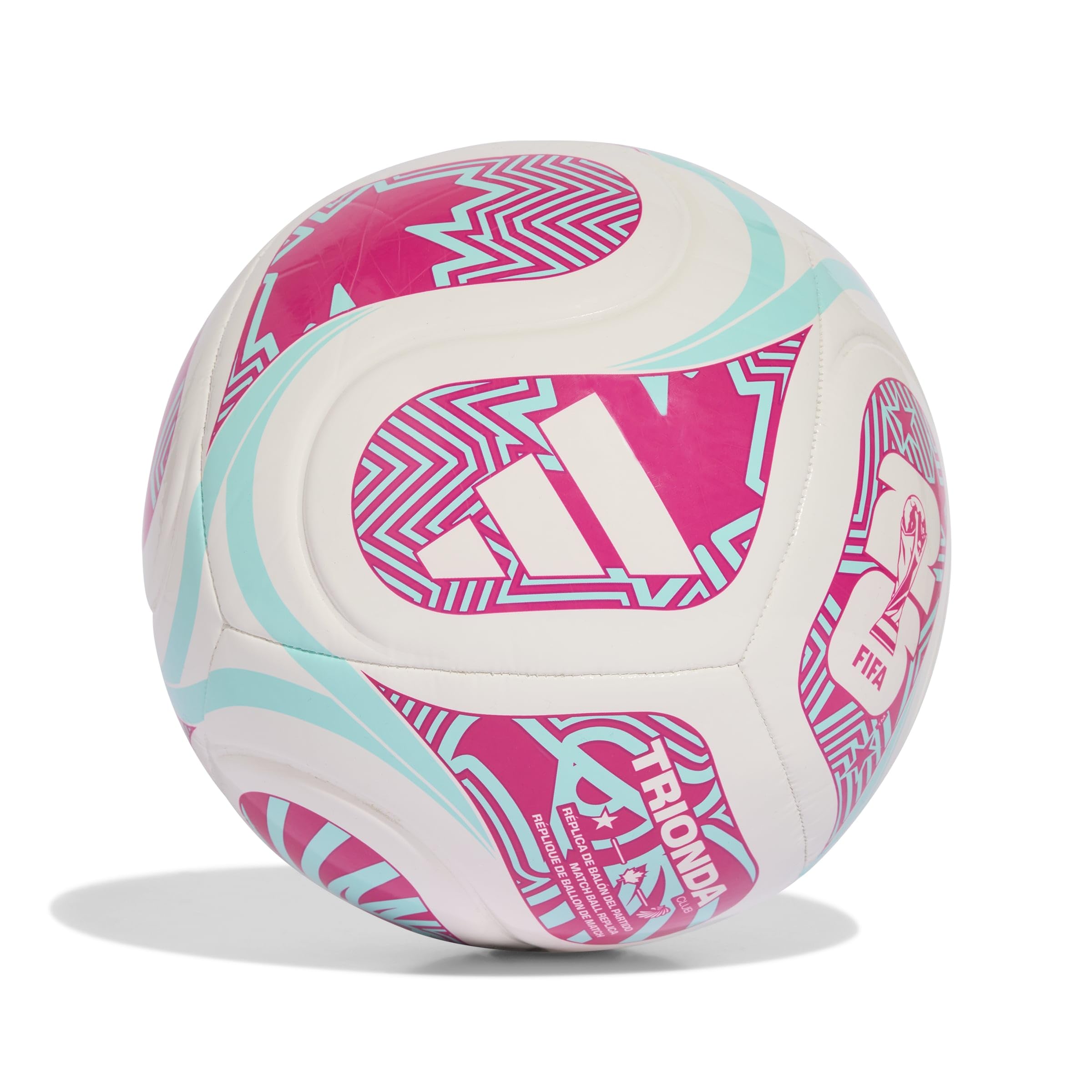 adidas balón Trionda primer plano de textura TSBE para mejor tacto