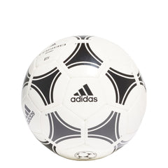 adidas Tango Glider frontal del balón mostrando diseño blanco y negro y calidad duradera