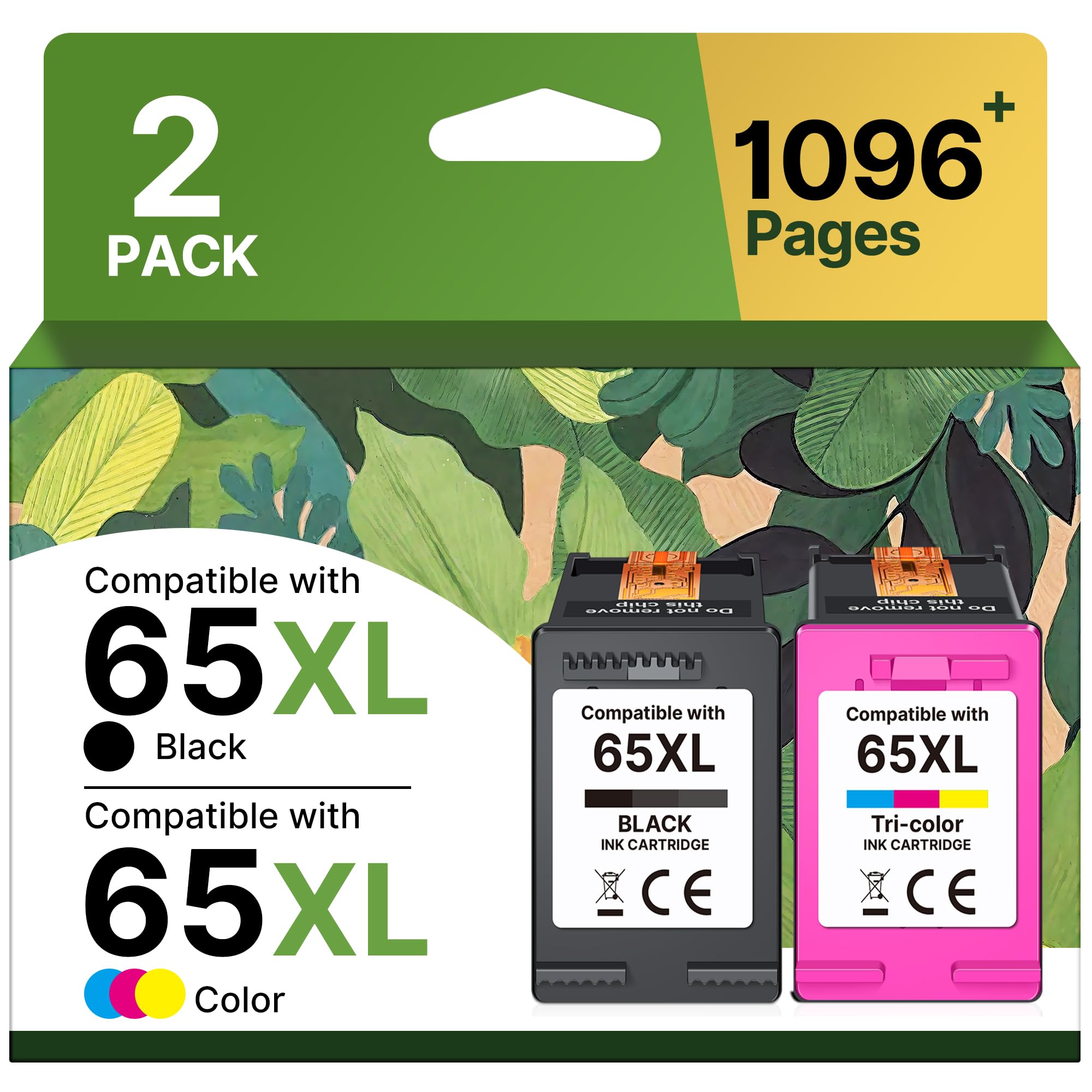 Adoccur embalaje frontal del pack 65XL mostrando caja y etiquetas, confianza de compra