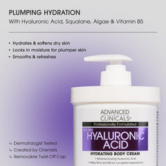 Advanced Clinicals textura cremosa de la crema que facilita absorción rápida