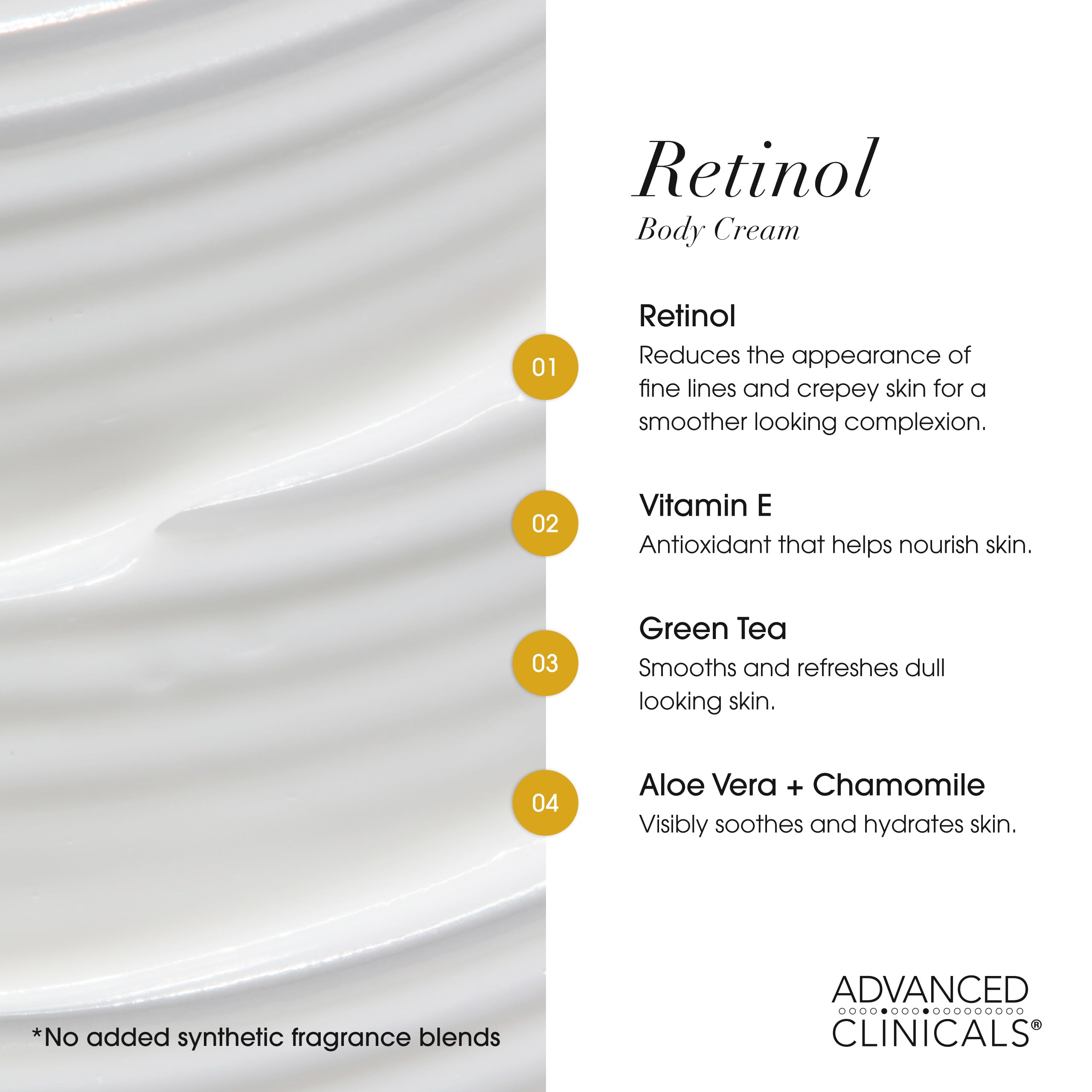 Advanced Clinicals aplicación en cuello y comparación de tamaño para referencia
