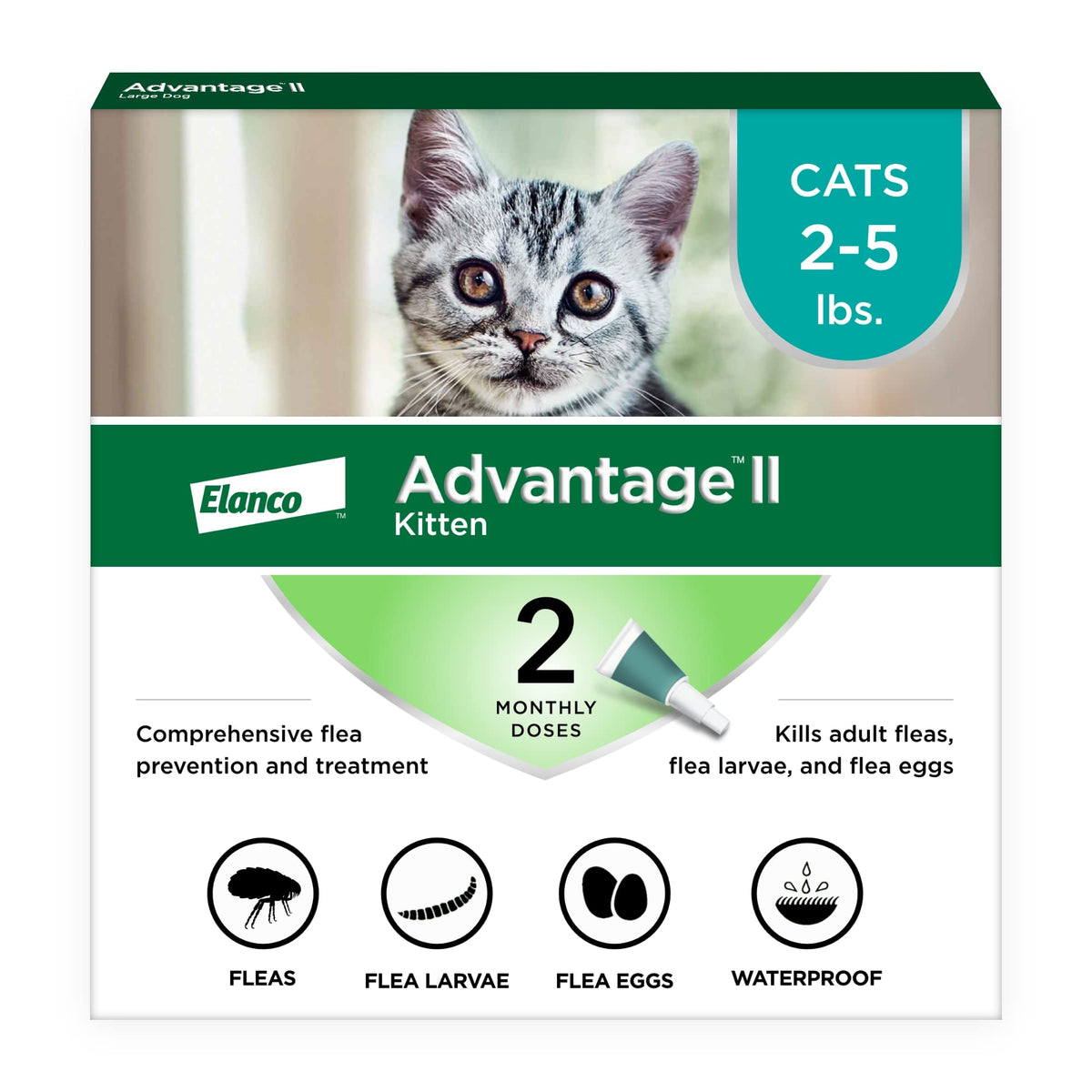 Advantage kit frontal del envase mostrando la marca y protección rápida