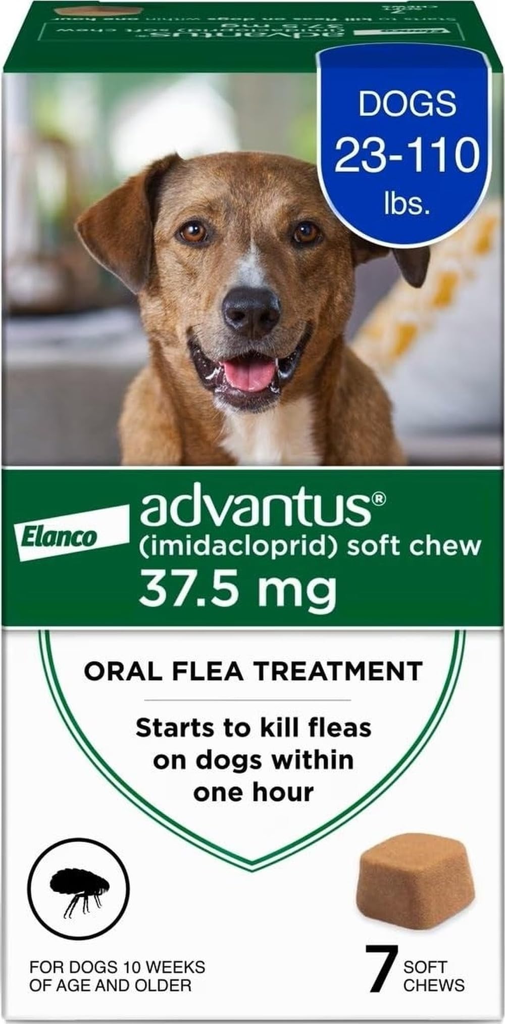 Advantus empaque frontal mostrando dosis y beneficios rápidos