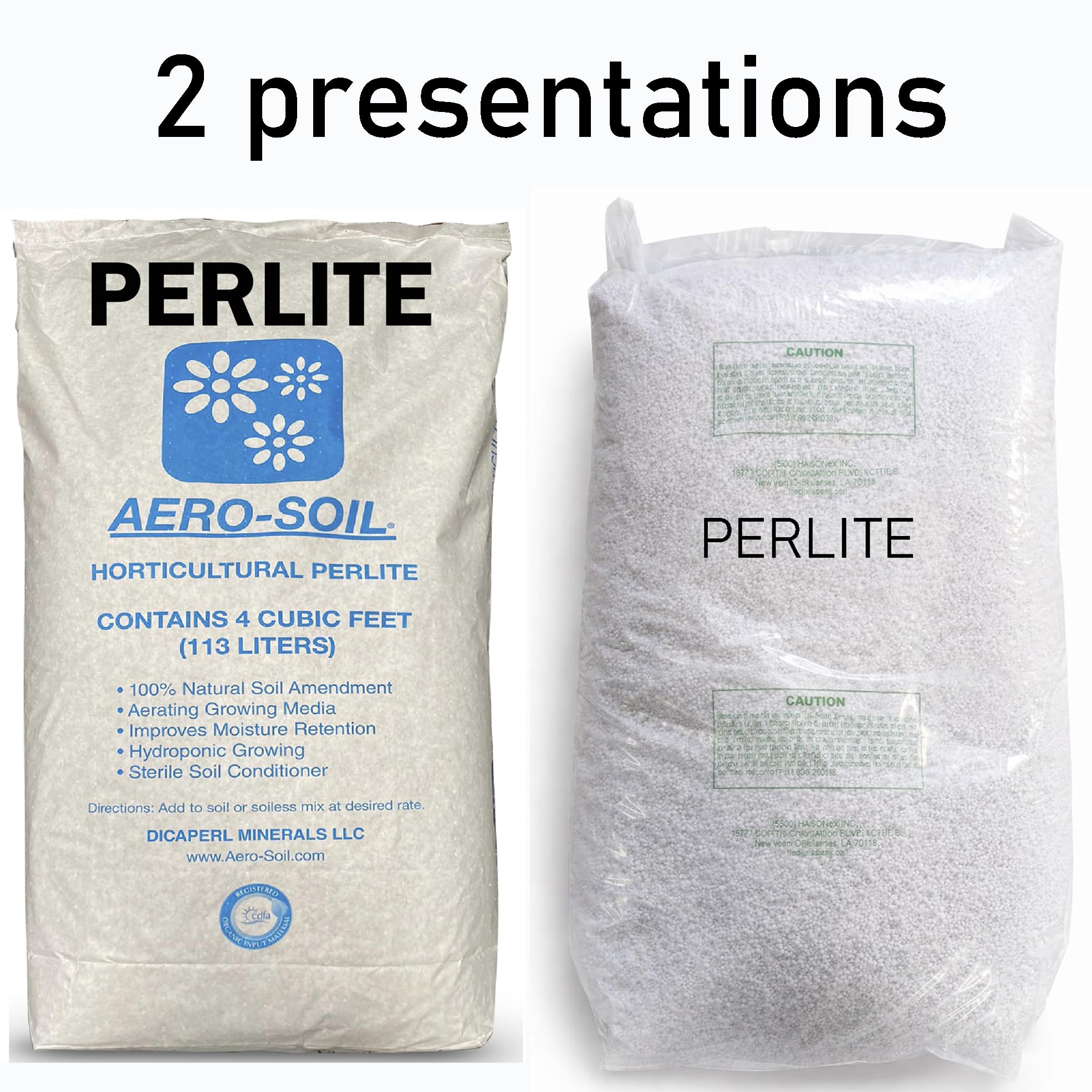 EASYGO PRODUCTS AeroSoil Perlite primer plano de textura porosa que mejora aireación
