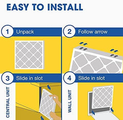 Aerostar filter installed in HVAC slot improving airflow and protection