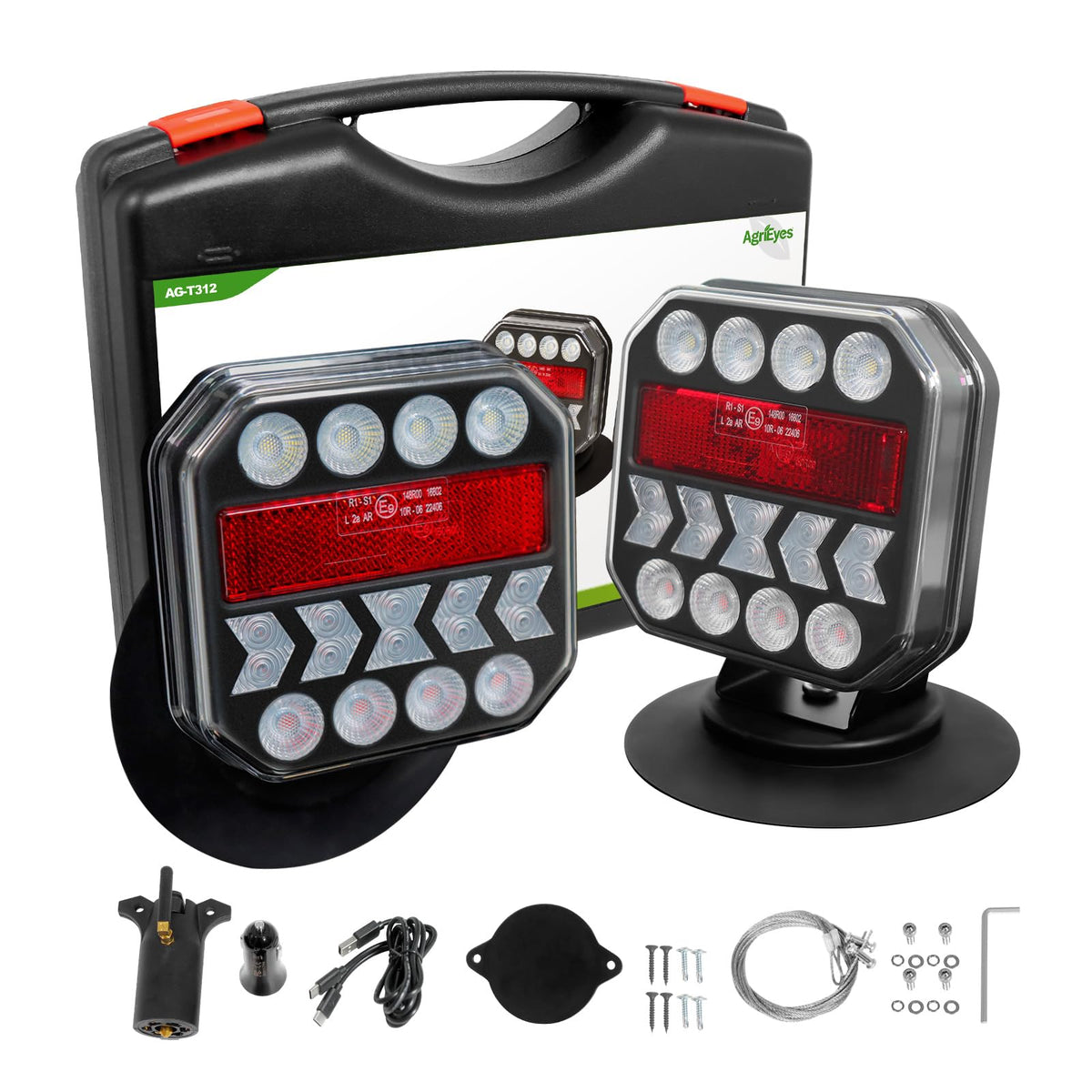 Agrieyes T312 frontal del equipo mostrando diseño y luminosidad