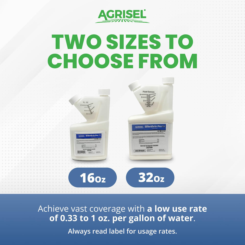 Agrisel bifenthrin pro aplicado en césped mostrando control efectivo de plagas