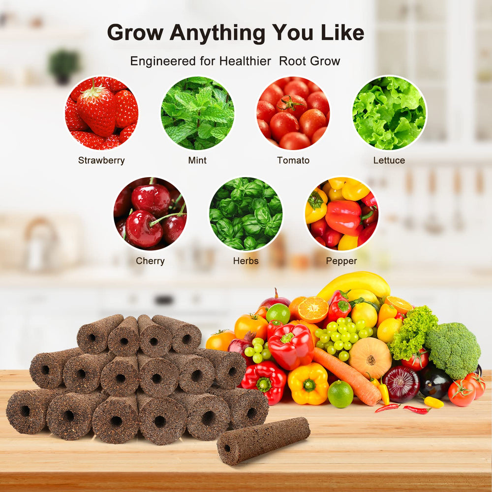 Ahopegarden pods y hierbas creciendo en cocina, acceso rápido a ingredientes frescos