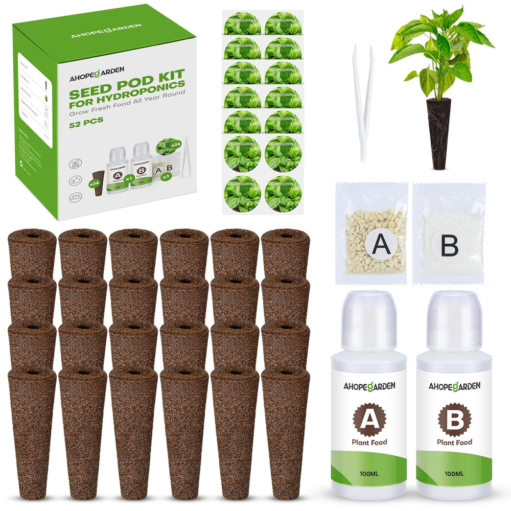 Ahopegarden paquete frontal mostrando componentes y conveniencia