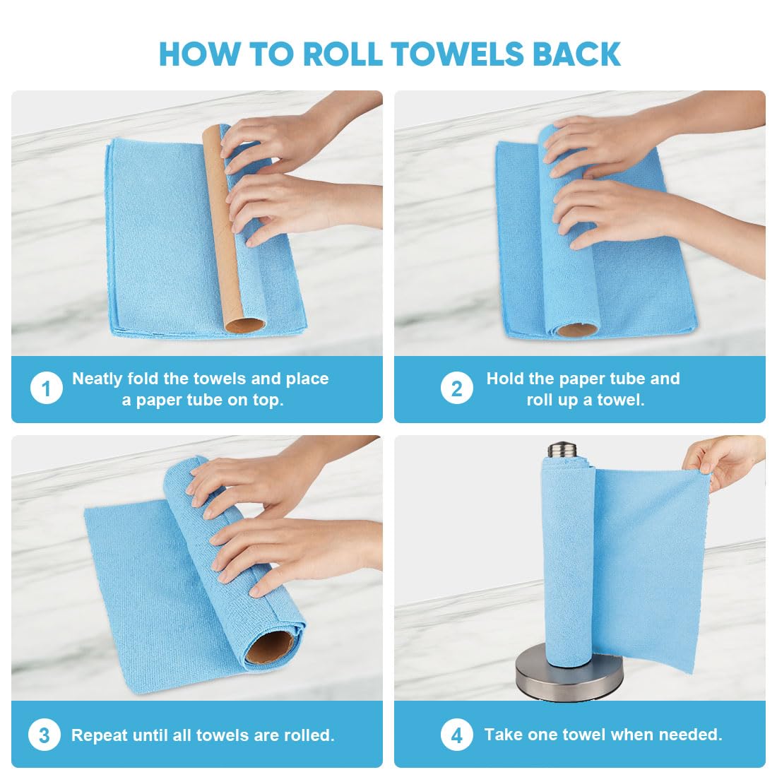 AIDEA rollo junto a objetos comunes para comparación de escala