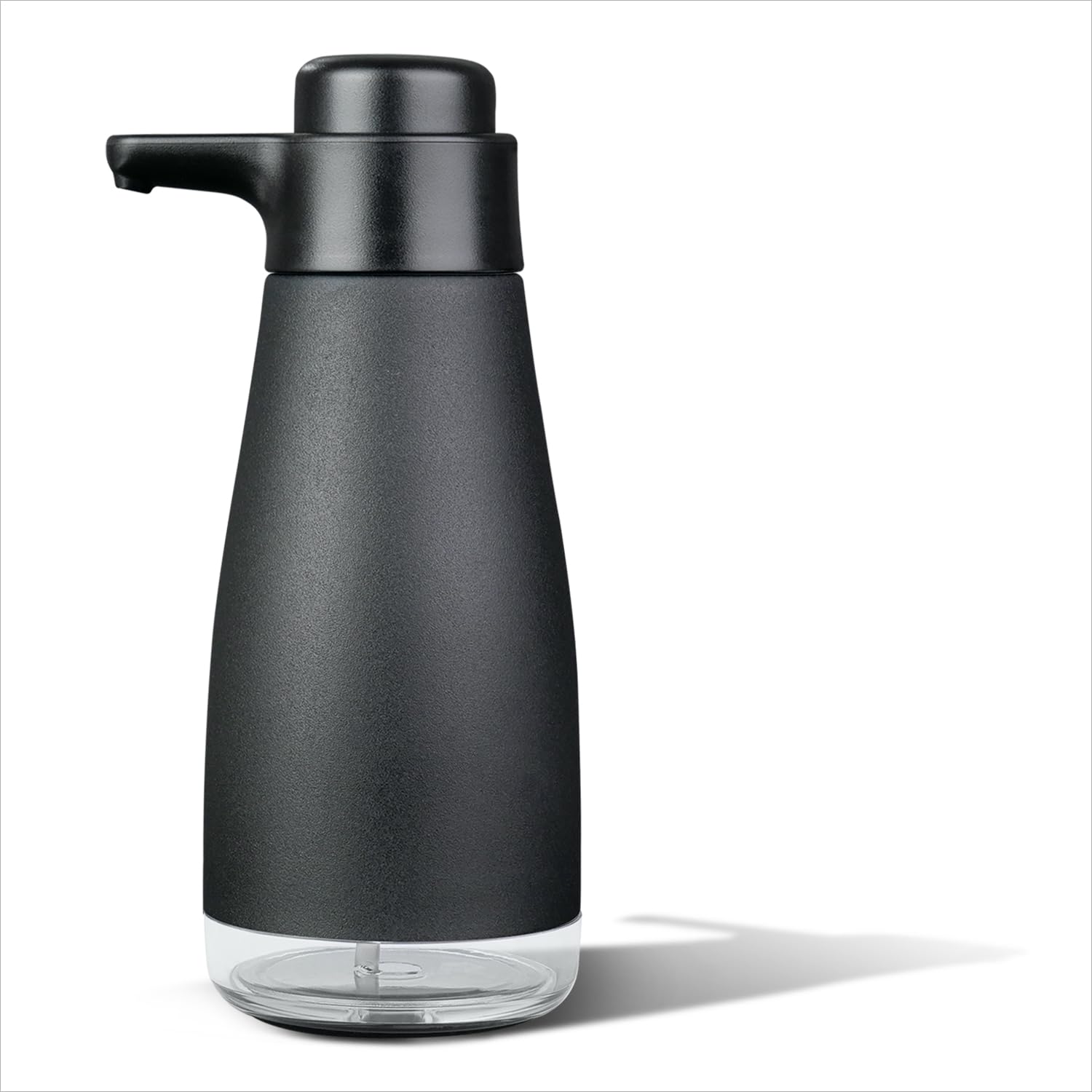 AIKE dispensador frontal negro mate, estética moderna y práctica