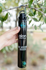 Aion trap placed on patio at dusk demonstrating safer mosquito control