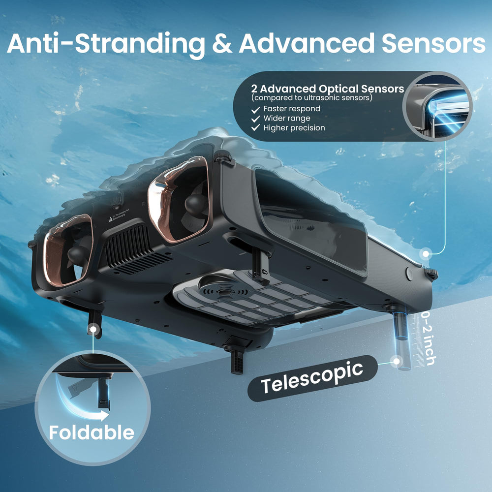 AIPER EcoSurfer S2 chlorine chamber open showing tablet placement convenience