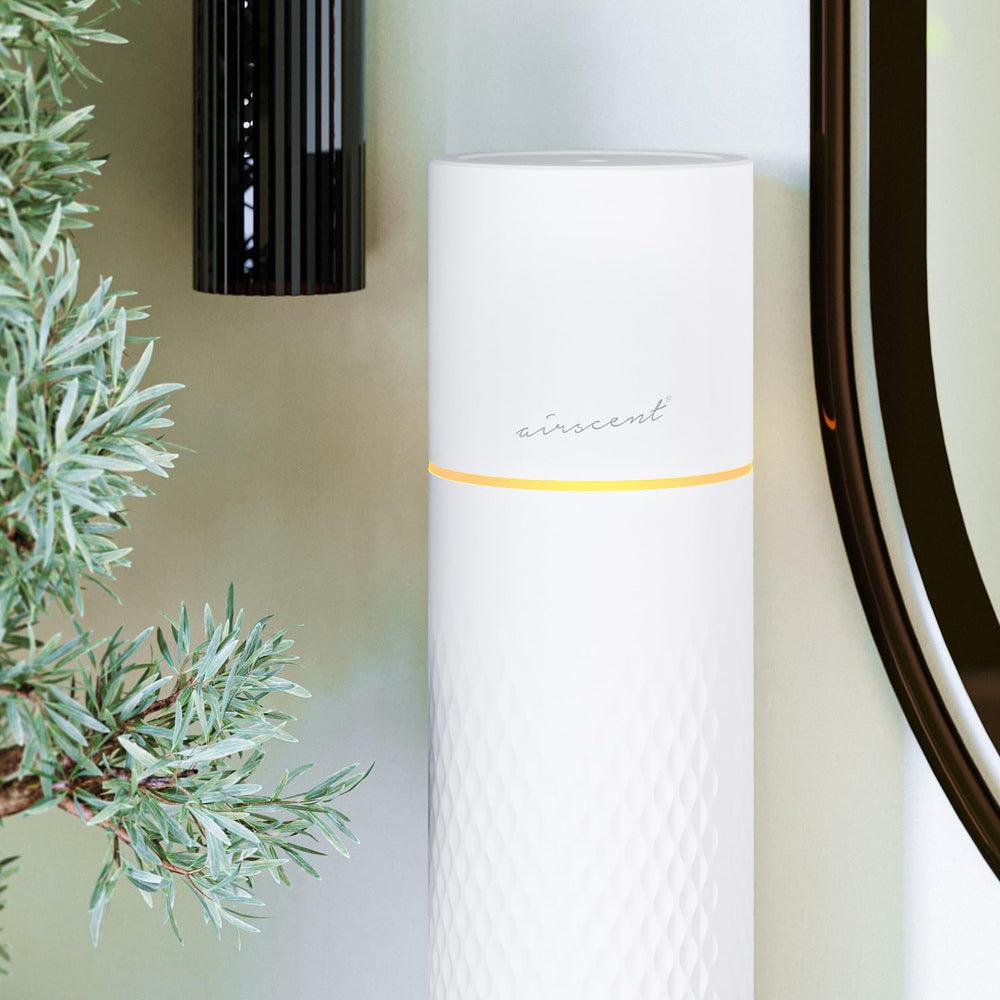 Air-Scent comparación de tamaño para visualizar escala y ubicación