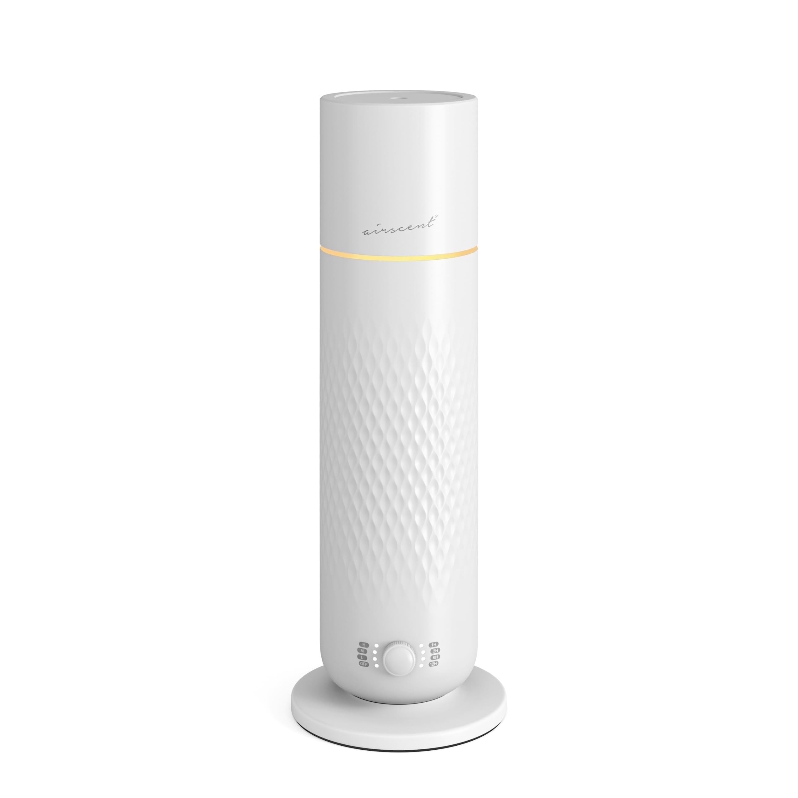 Air-Scent difusor frontal mostrando diseño y simplicidad