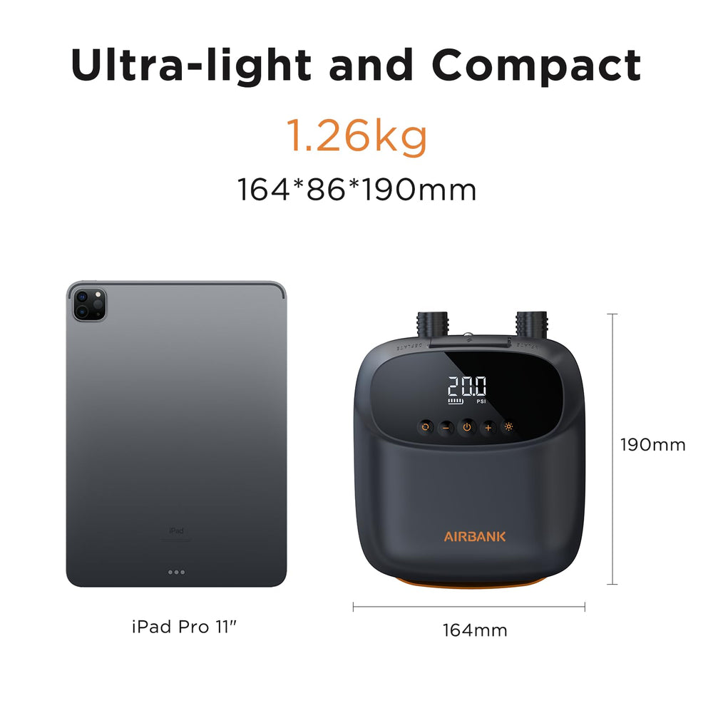 AIRBANK PUFFER Pro conectado a kayak demostrando versatilidad