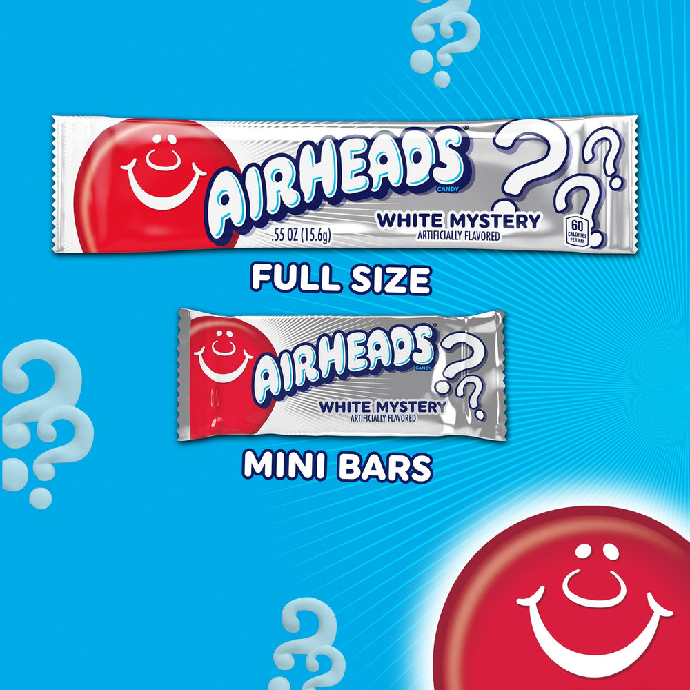 Airheads bolsa abierta con mini barras, ideal para rellenar cajas de fiesta