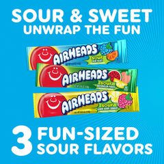 Airheads barra en mano muestra tamaño real y porción práctica