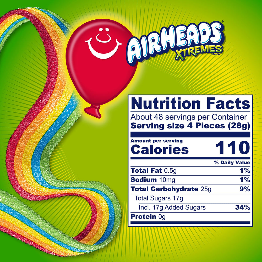 Airheads cintas en una bolsa de fiesta mostrando uso en eventos y favores