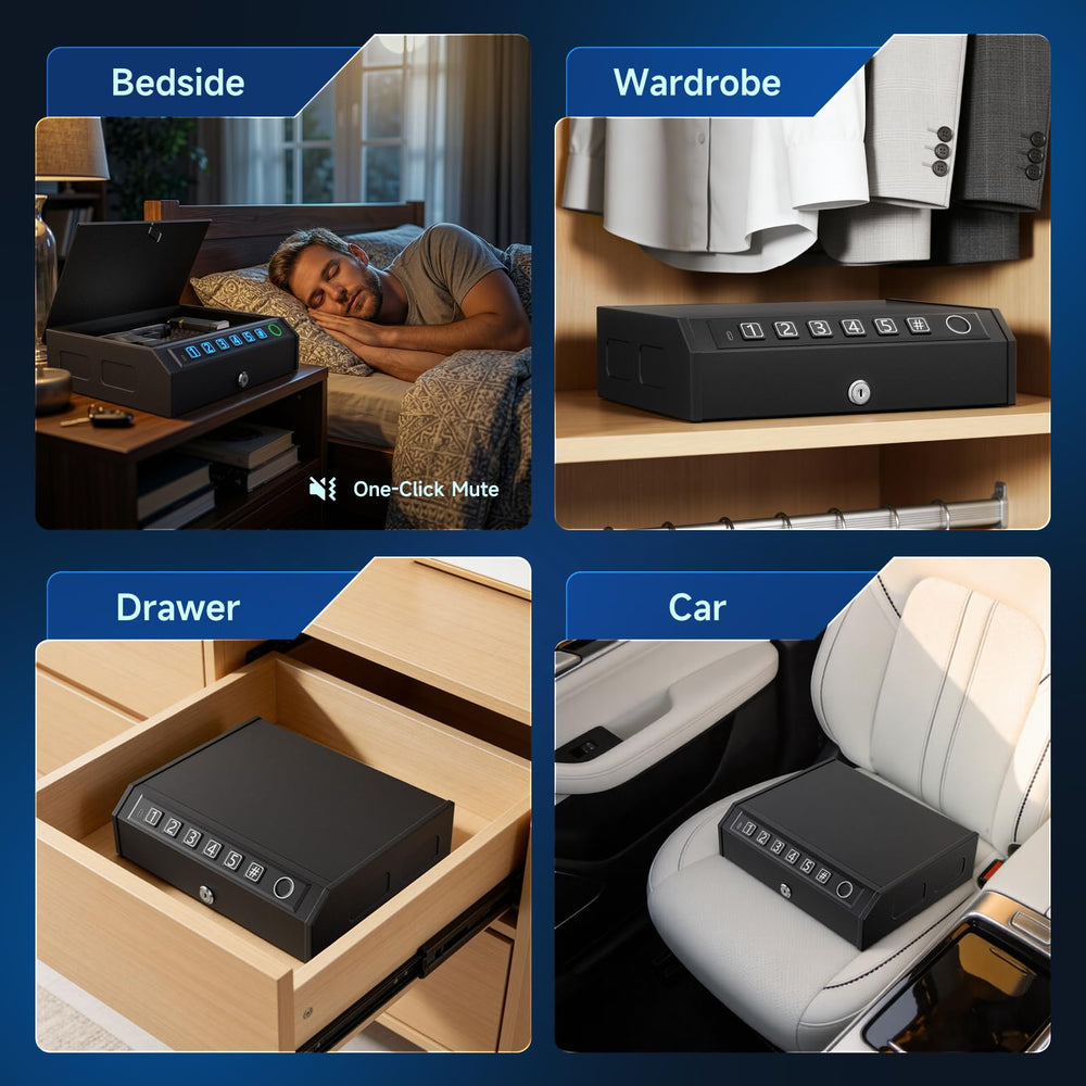 AIRMuch instalado en maletero de coche, seguridad portátil para vehículos