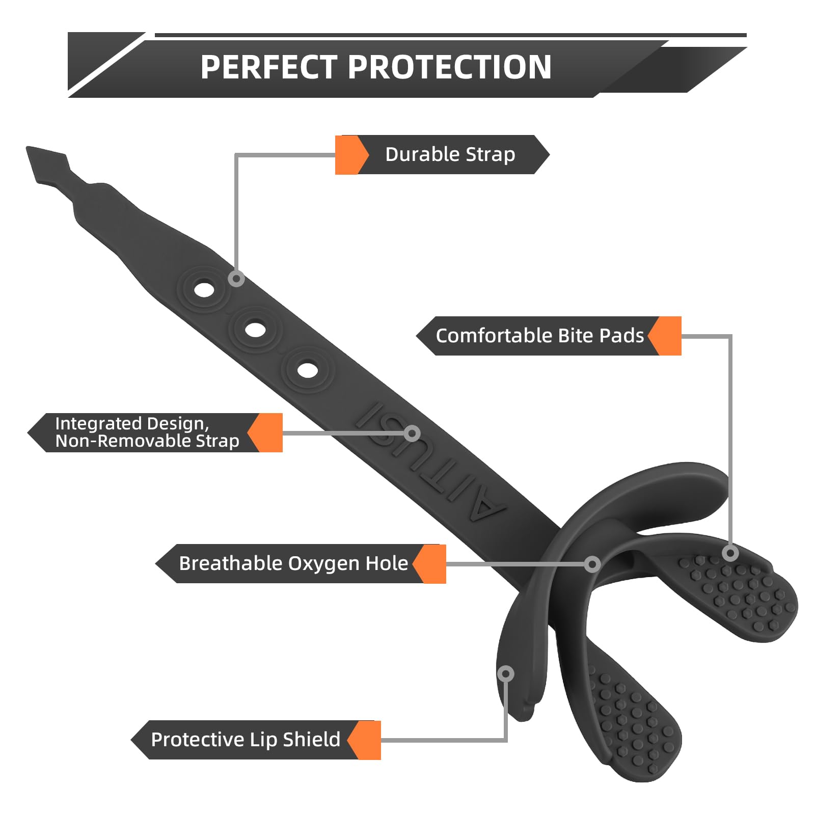AITUSI textura y acolchado del protector para mejor absorción de impactos